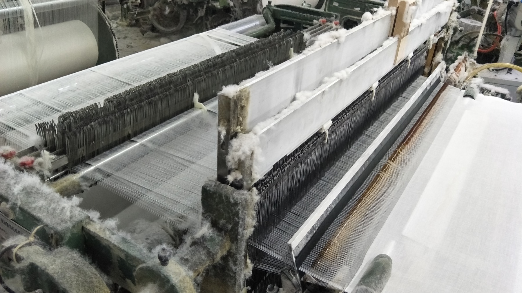 MG768 weaving area and warp path